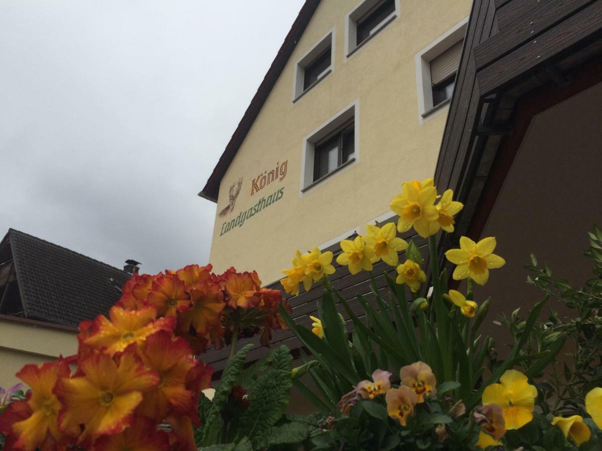 Landgasthaus Konig Stephanshausen Exteriör bild